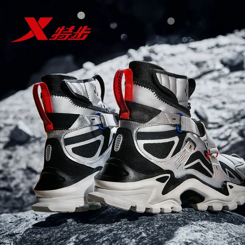 Женские повседневные туфли Xtep [Moon длинная Прогулка] женские высокие носки