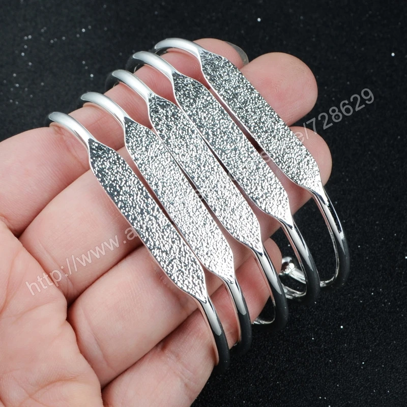 BOROSA золотистый/серебристый медный холостые настройки браслета золотой плоский