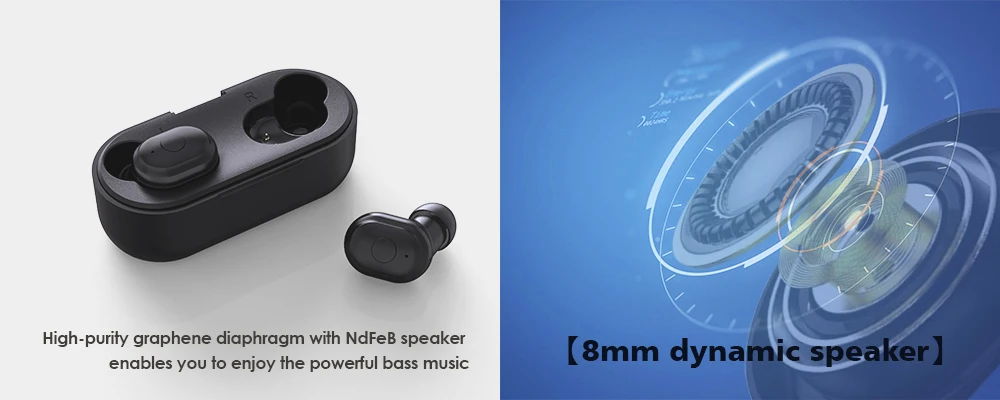 AUSDOM TW01 TWS беспроводные Bluetooth наушники 20H Playtime CVC8.0 с шумоподавлением 8 мм динамик Беспроводные наушники с двойным микрофоном