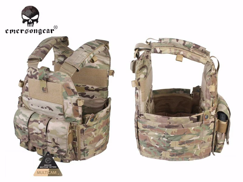 Emersongear 094K M4 тактический жилет с мешочком для страйкбола армейский моль AOR2