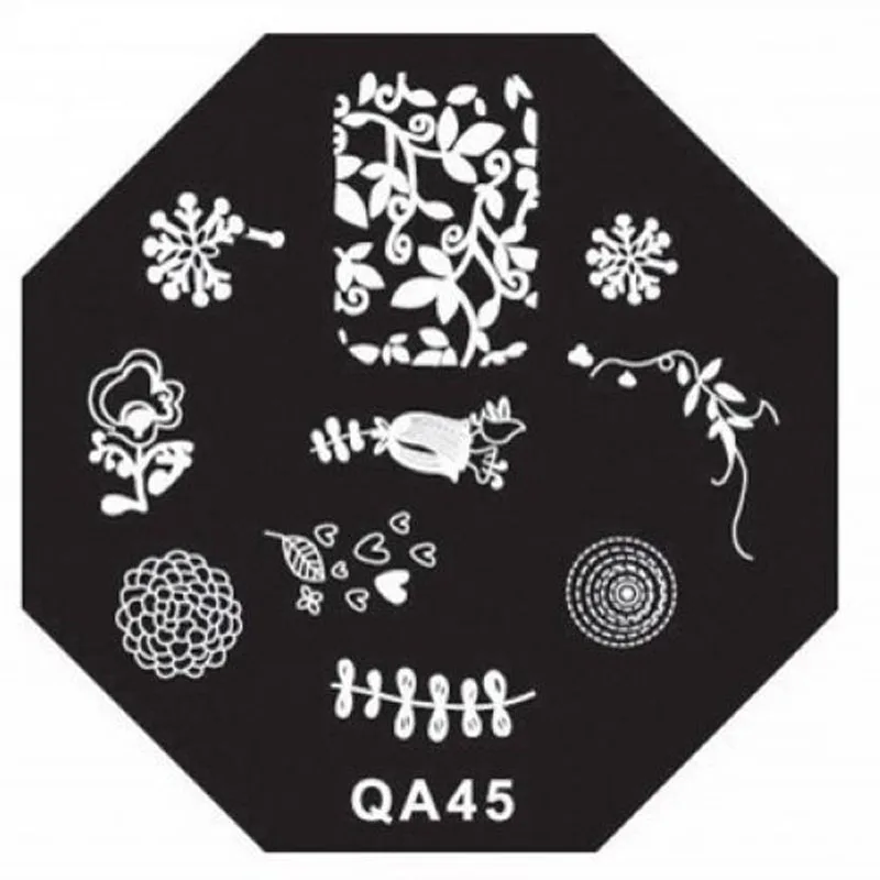 Новый креативный DIY Дизайн ногтей штамп штамповка изображения пластина Шаблон