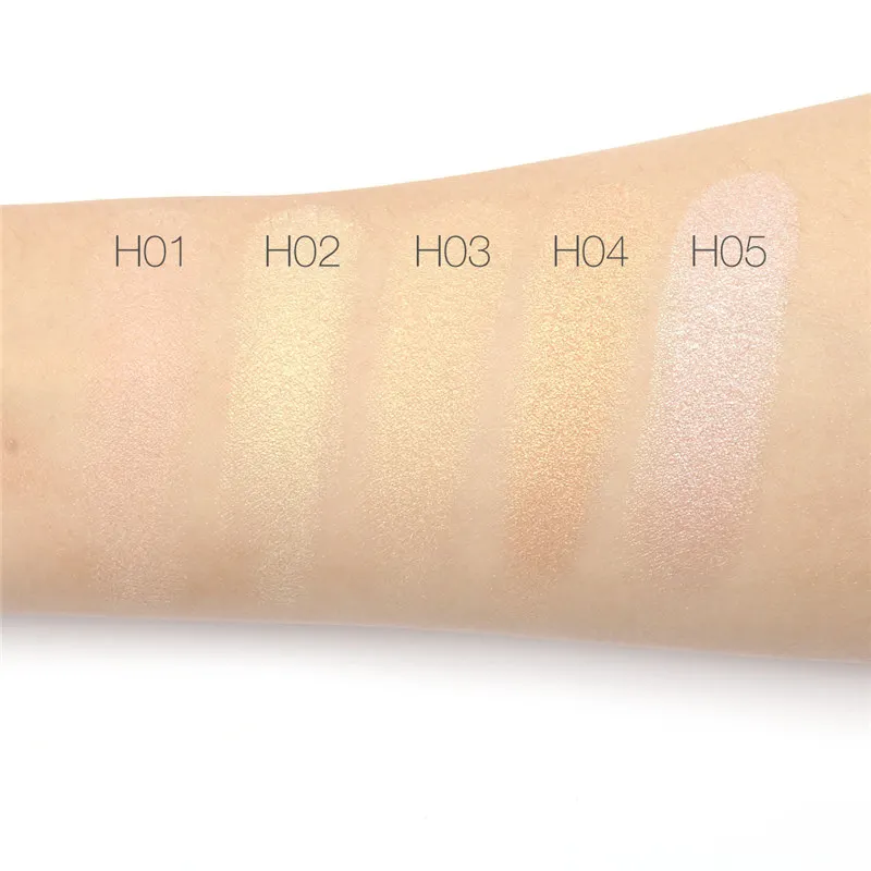 FOCALLURE 5 цветов осветитель Хайлайтер для макияжа порошок осветлитель лица фонд