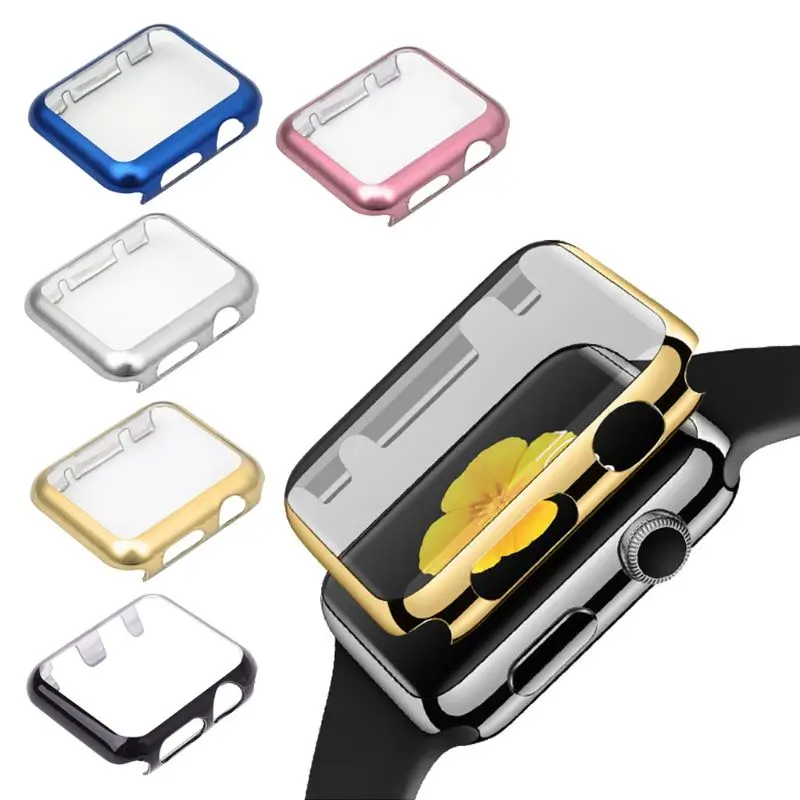 Ультра-тонкий полная защитная крышка для экрана ПК чехол Apple Watch серии 1 2 38/42 мм |