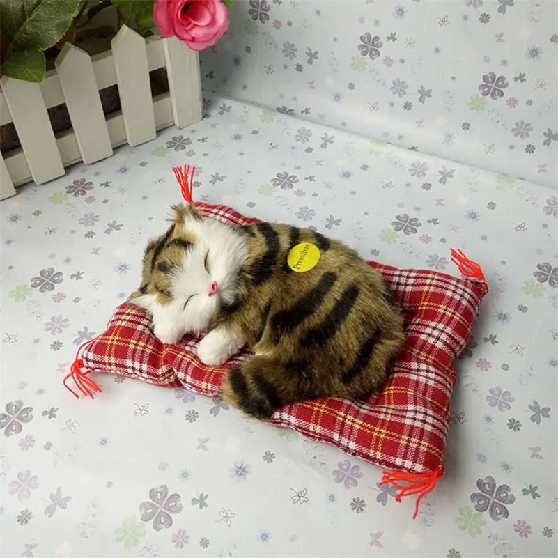 Мягкие игрушки Игрушка для сна Кот со звуками милые животные лучший подарок
