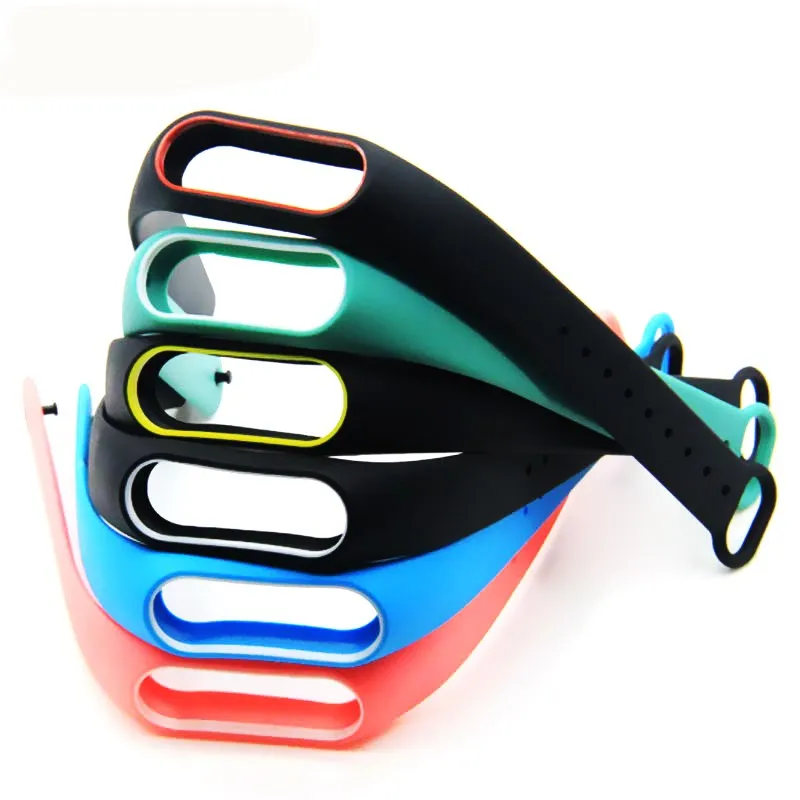 For Xiaomi Mi Band 2 Strap Replacing Smart Bracelet Accessories xiaomi band Colorful Silicone strap | Электроника