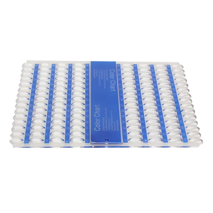 Портативный дизайн ногтей Советы Цветовая диаграмма дисплей стойки DIY палитра