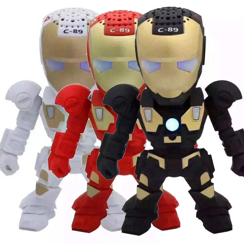 Bluetooth светодиодная мини колонка Портативная звуковая коробка Hi Fi стереоколонка с