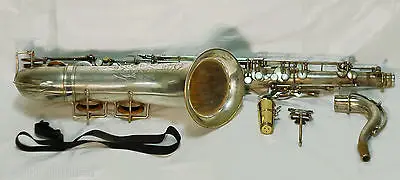 H. Selmer британский агент | посеребренный винтажный тенор саксофон 1924 игра Спорт и