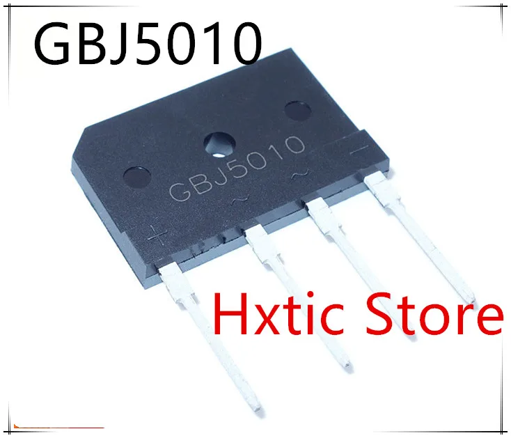 Новинка 5 шт./лот выпрямитель моста KBJ5010 = GBJ5010 5010 50A 1000 в|Аксессуары для батарей и