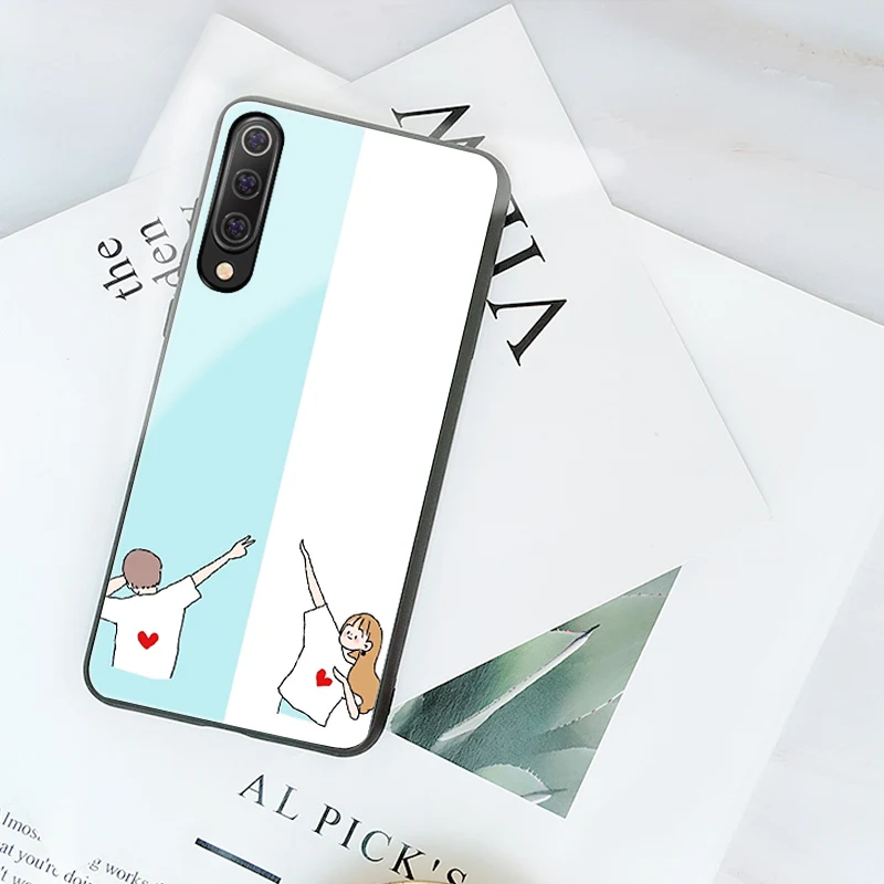 Mi9 Case Mofi For Xiaomi Cover Pattern Cute Lovers Girl Honey Mi8 Se Lite Mi 9 A2 6X Redmi Note 7 Pro |