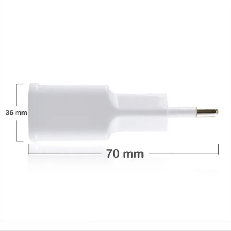 Сетевое зарядное устройство с двумя usb-портами 5 В 2 А для Samsung iPhone 7 европейская