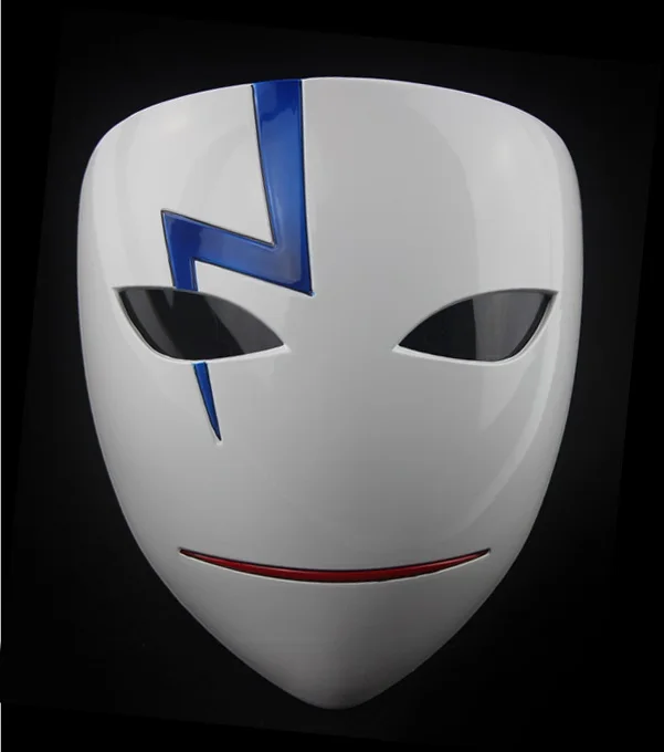 Высокое качество аниме темнее чем черный Hei косплей смоляная маска маски на