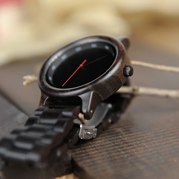 Reloj mujer BOBO BIRD, деревянные часы для мужчин, новинка, черный деревянный ремешок, кварцевые часы, аналоговые, роскошные подарки для мужчин, Relogio C-P10, Прямая поставка