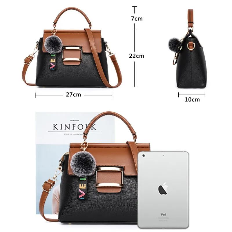 Handbags 2018 New Korean Fashion Handbag High Quality Light Comfortable Lady Ladies PU Shoulder Messenger Bags Bolsa Feminina | Багаж и