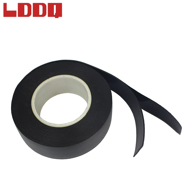 

LDDQ 5m Self fusing electrical tape Width 25mm High voltage insulating tape waterproof automotive wiring harness black rubber
