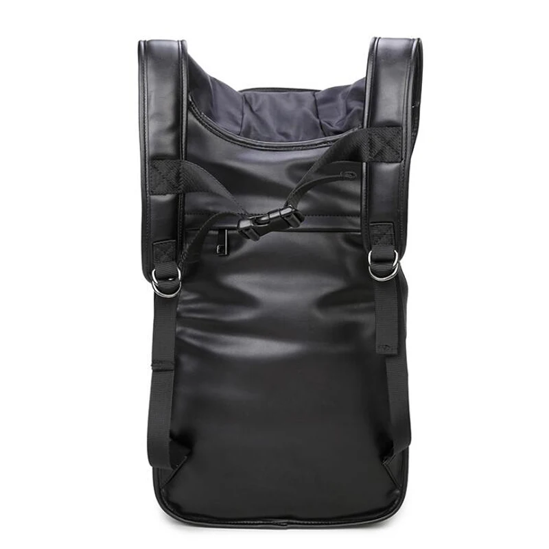 Креативный рюкзак из ПУ кожи с 3D черепом для мужчин и женщин дорожная сумка