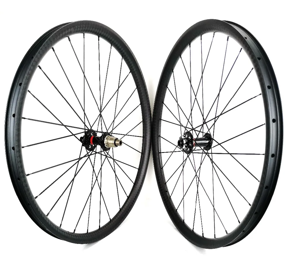 

27.5ER MTB AM/DH hookless carbon wheels 35mm depth 25mm depth mountain bike carbon wheelset 27.5inch tubuless ready rim