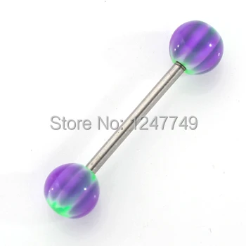 10 шт./лот модные Украшения для тела смесь цветов Мода мягкие прямые стержень УФ