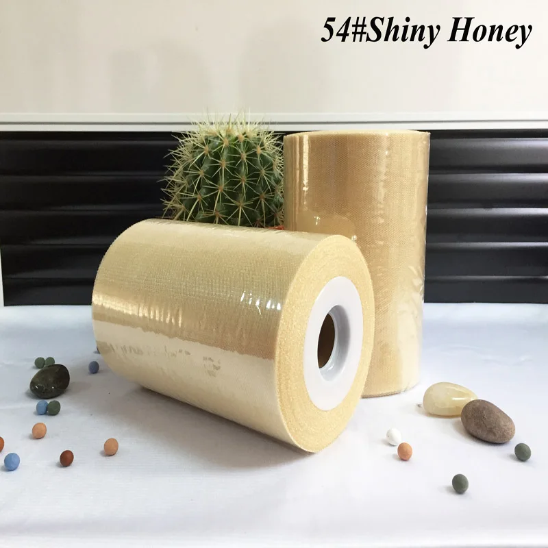 / Shimmering Honey Color 100yards Tulle Roll Spool