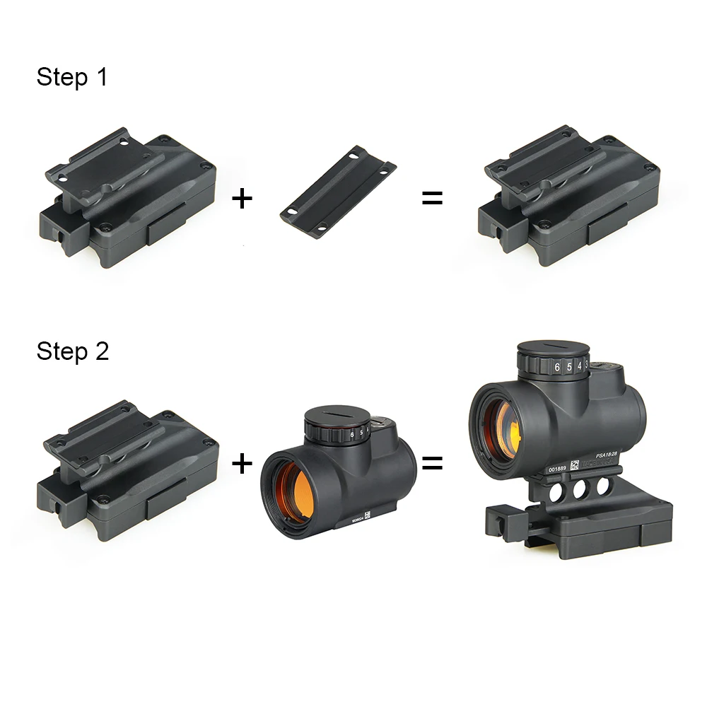 

Tactical Hunting rifle scope riser mount accessory optics for MRO red dot sight