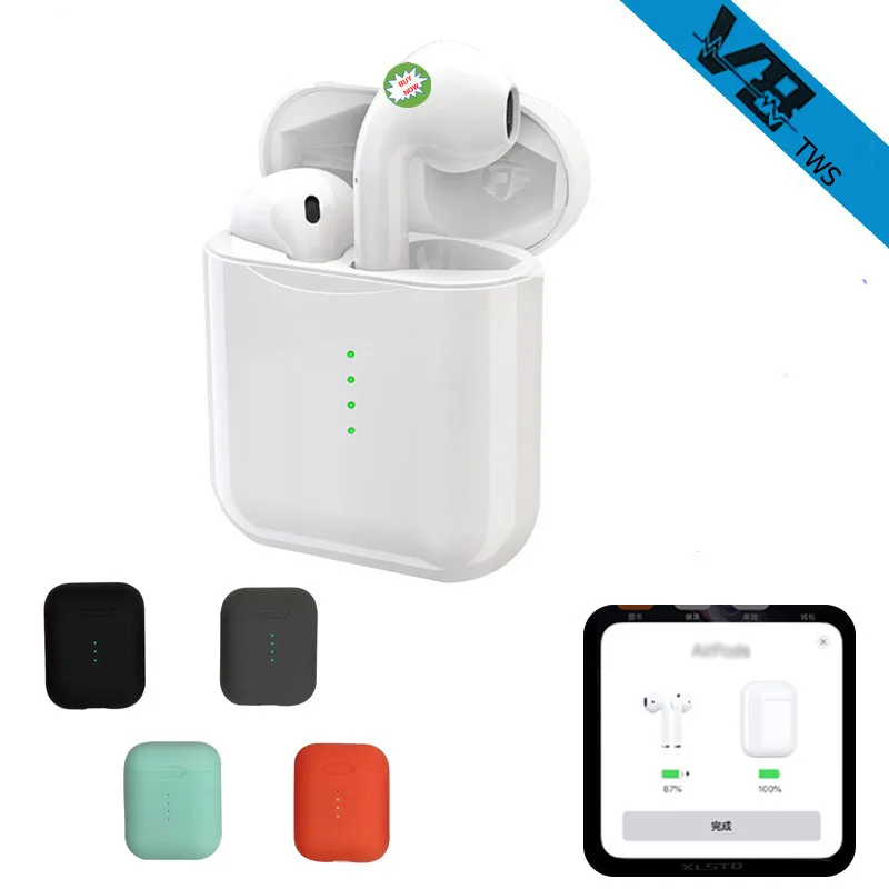 V8 TWS беспроводные наушники Bluetooth 5 0 гарнитура с микрофоном для IPhone Android PK I9s I10 I11 I20