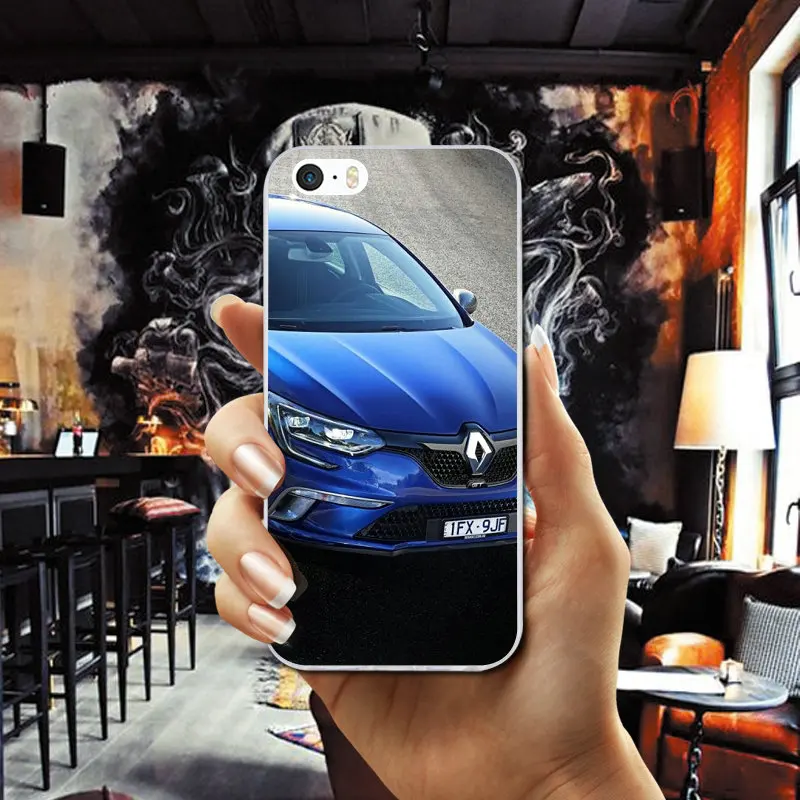 Чехол с логотипом автомобиля Renault мягкий силиконовый чехол из ТПУ для мобильного