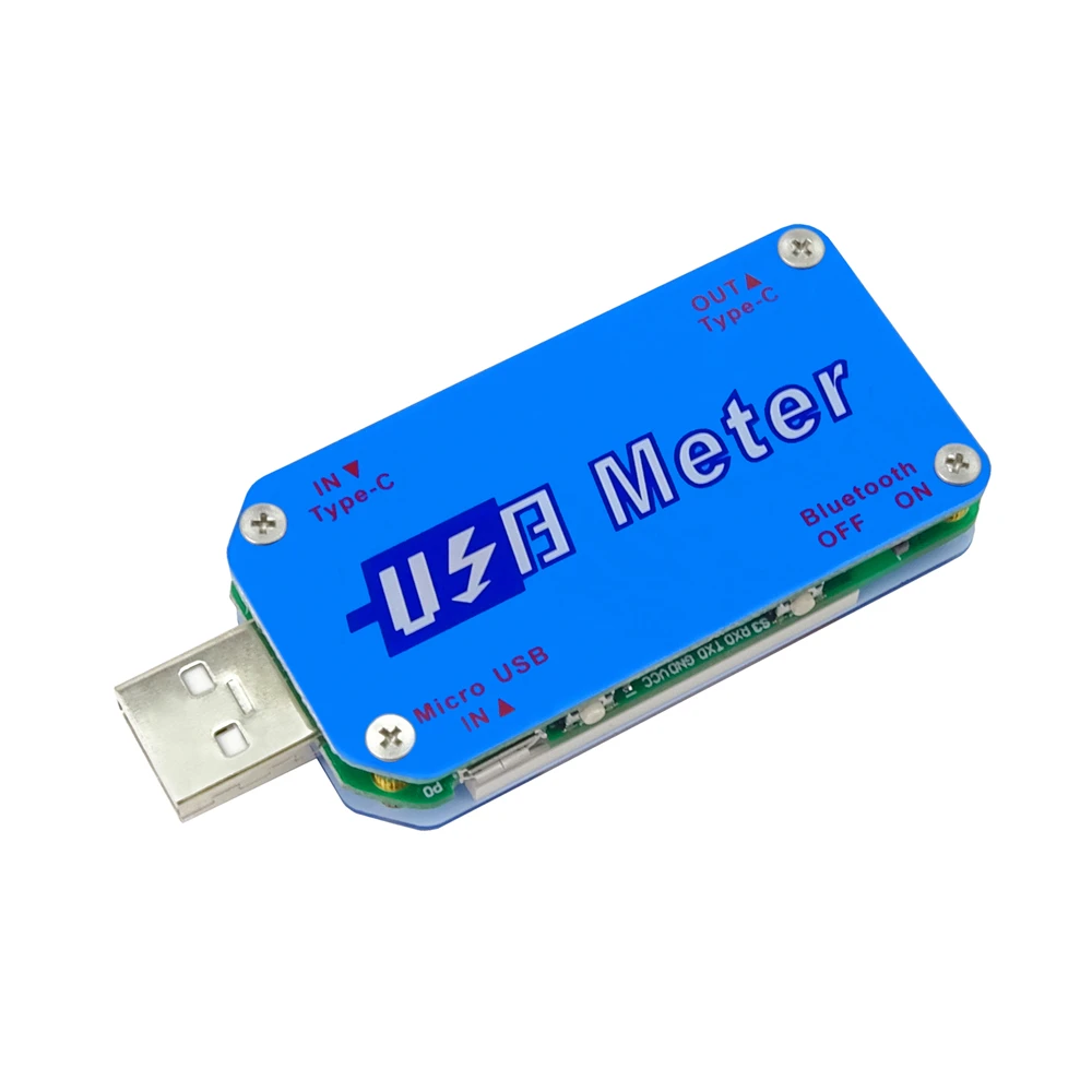 USB тестер 2 0 Type C цветной ЖК Вольтметр Амперметр измеритель тока напряжения