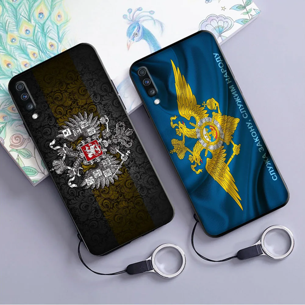 Герб России флаг Мягкий чехол для samsung Galaxy A5 A6 A7 A8 A9 плюс A10 A20 A30 A40 A50 A60 A70 M40 крышка
