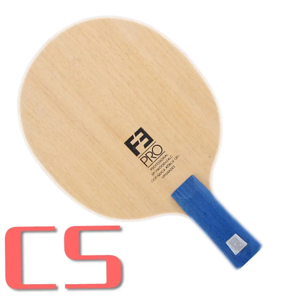 CS short handle Sanwei F3 PRO 5+ 2 ALC Premium Ayous Surface OFF++ Arylate углеродное лезвие для настольного тенниса ракетка для пинг-понга - Цвет: CS short handle