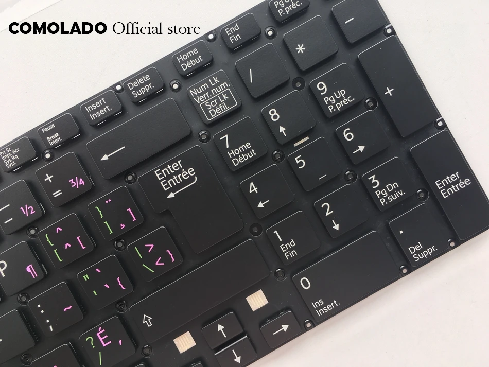 CF Канада-Французская клавиатура для Sony VAIO Fit 15 fit15 SVF15 SVF15A SVF15E svf152c29v черная макет |