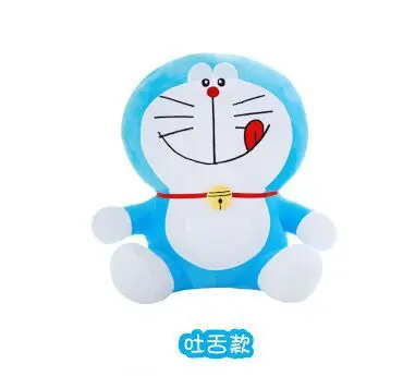Милая маленькая озорная игрушка Дораэмон Мягкая синяя кукла подарок около 25 см