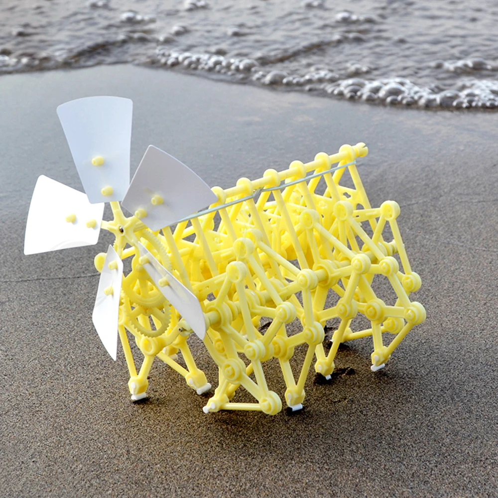 Landzo детские игрушки робот DIY Головоломка ветряная ходунка ходьба сборка strandbeest мощная модель развивающие игрушки Детский подарок