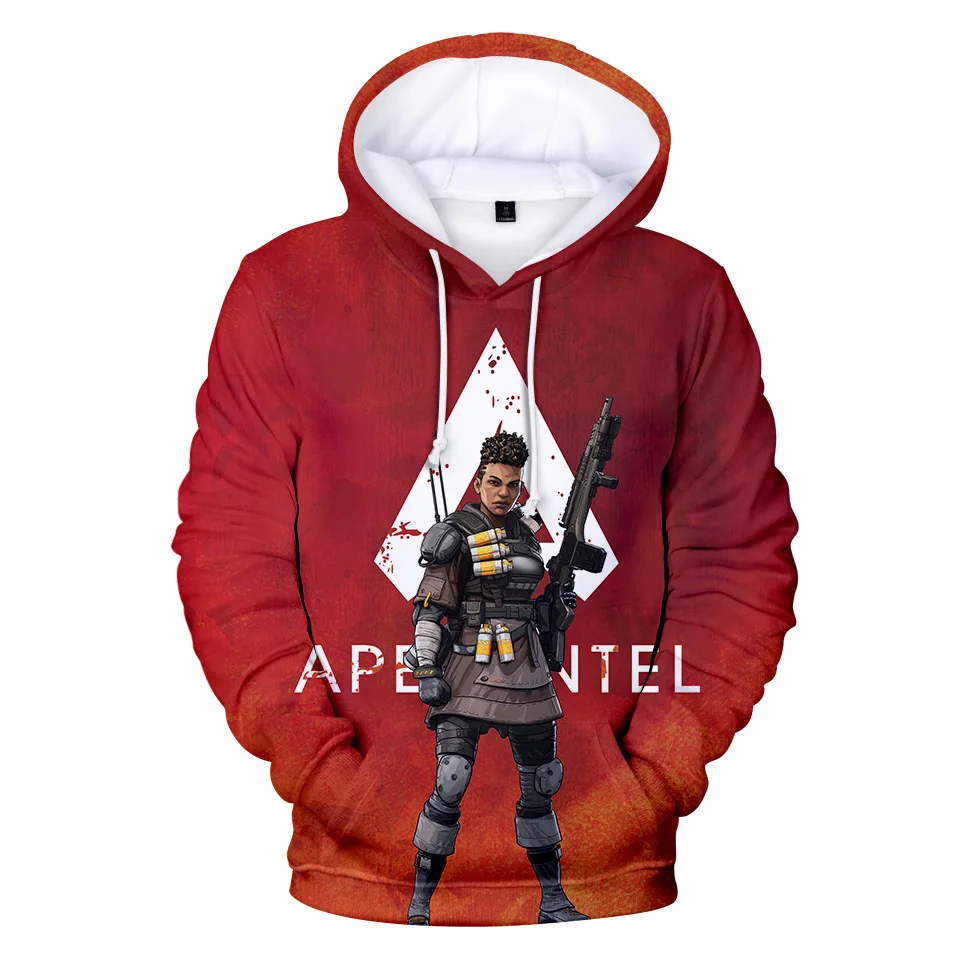 Дропшиппинг 2019 Новый 3D Apex Legends игровые худи Толстовка Мужская/Женская Весенняя