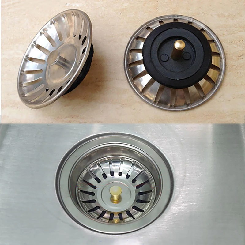 1 шт. раковина из нержавеющей стали сливной фильтр для кухонной раковины крышка