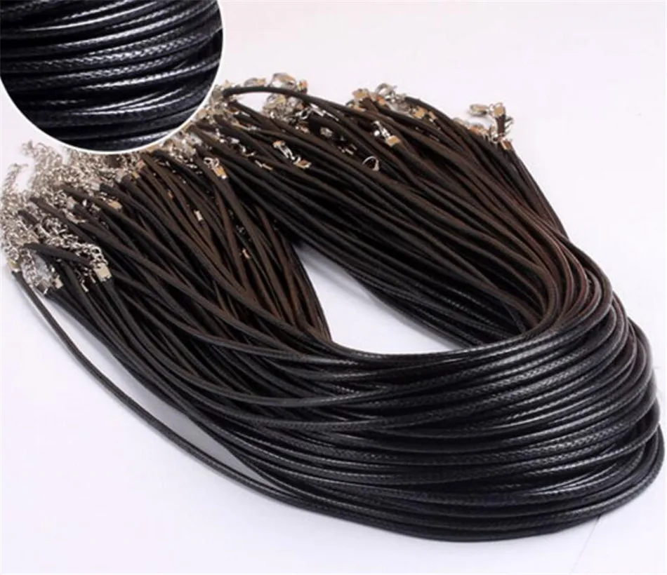 Шнуры из вощеного хлопка для колье 100 мм 45 см + 7 1 5 шт.|necklace cord|necklace cords1.5mm waxed cotton cord |