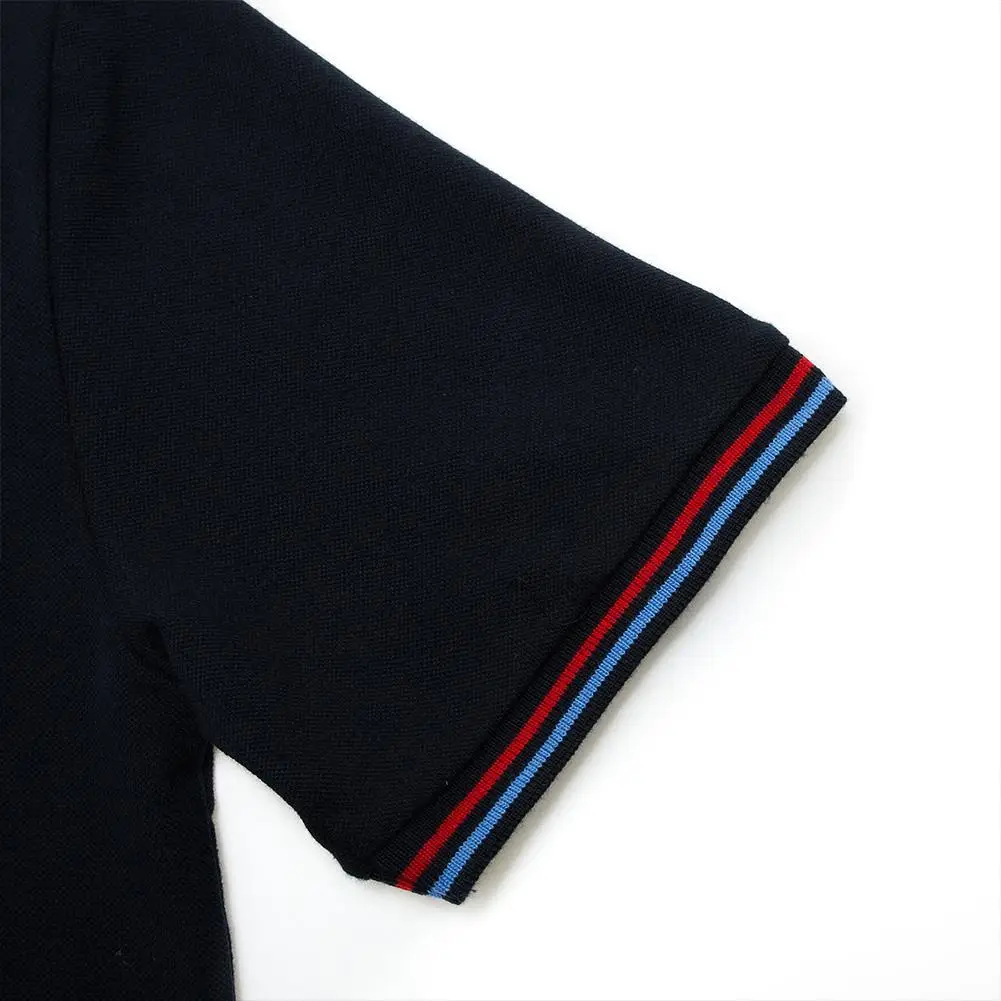 Мужские классические футболки для гольфа с коротким рукавом из 100% хлопка