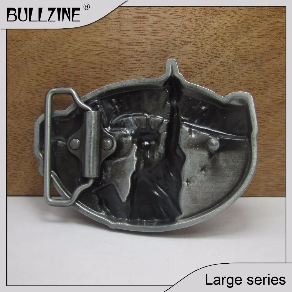 Оптовая продажа пряжка Bullzine из цинкового сплава для американского ремня с