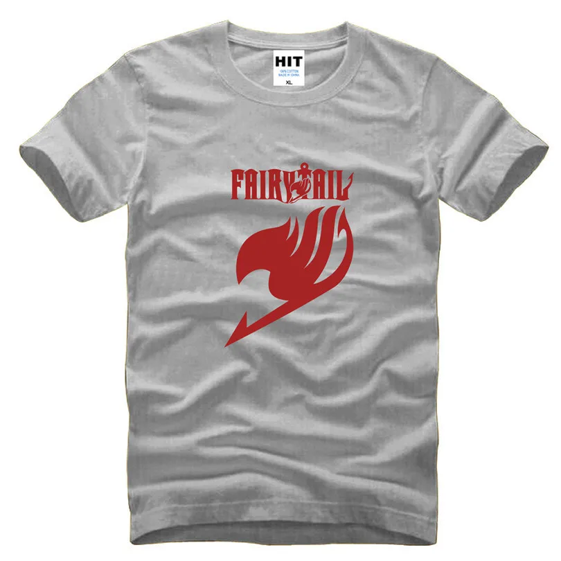 Мужская футболка с принтом аниме и символа гильдии Феи хвоста модная новинка 2015