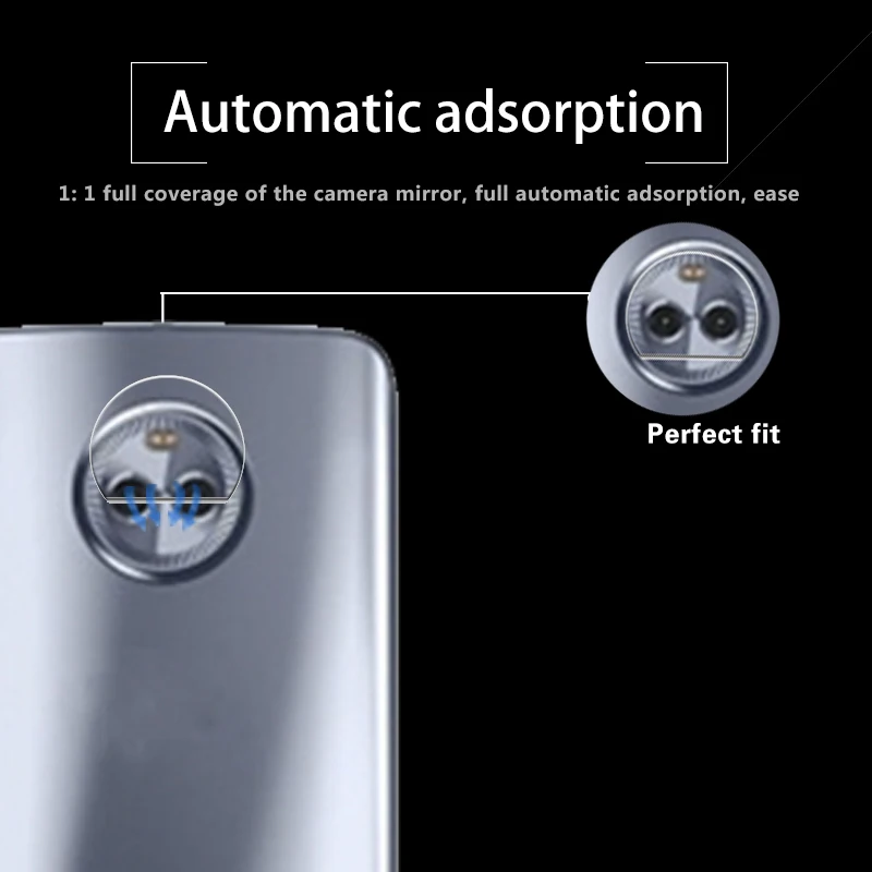 HD Прозрачная задняя камера защитная пленка из закаленного стекла для Motorola MOTO X4 (4