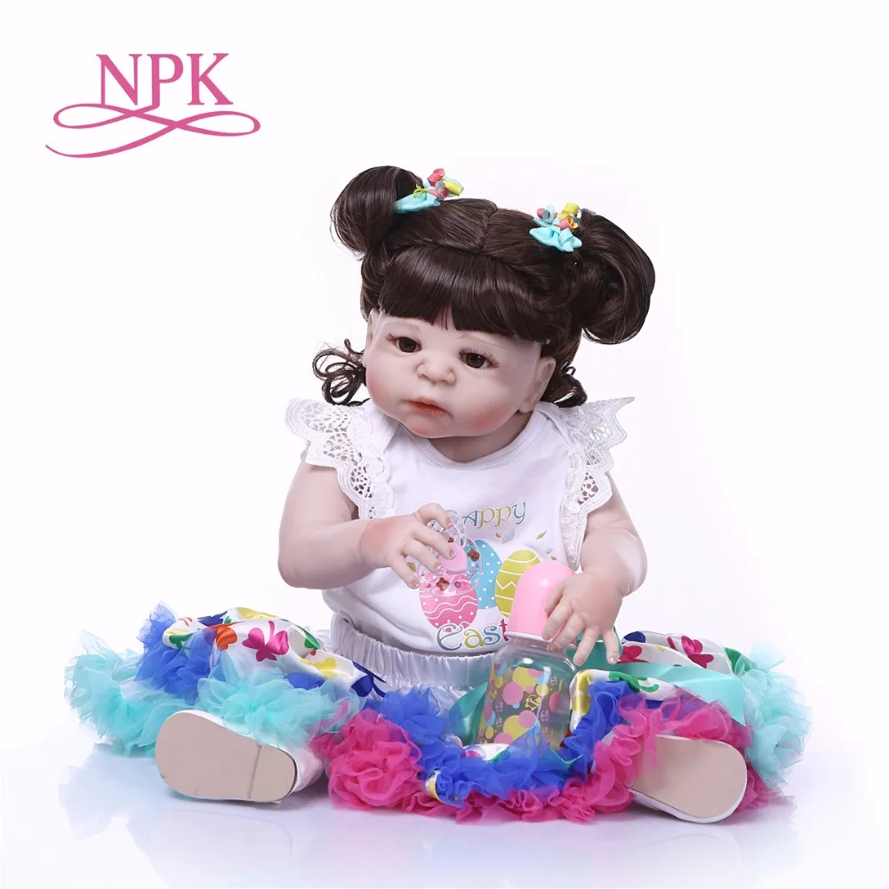 NPK 57 см Новое поступление куклы Новорожденные девочки игрушка полностью