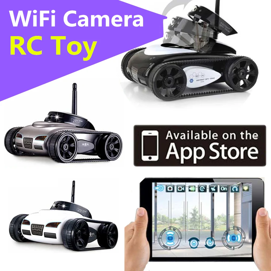New Happy Cow 777-270 Wifi Rc Mini Tank RC Car FPV 30w Pixels Deformable Camera Support IOS Phone Android remote control Toys | Игрушки и