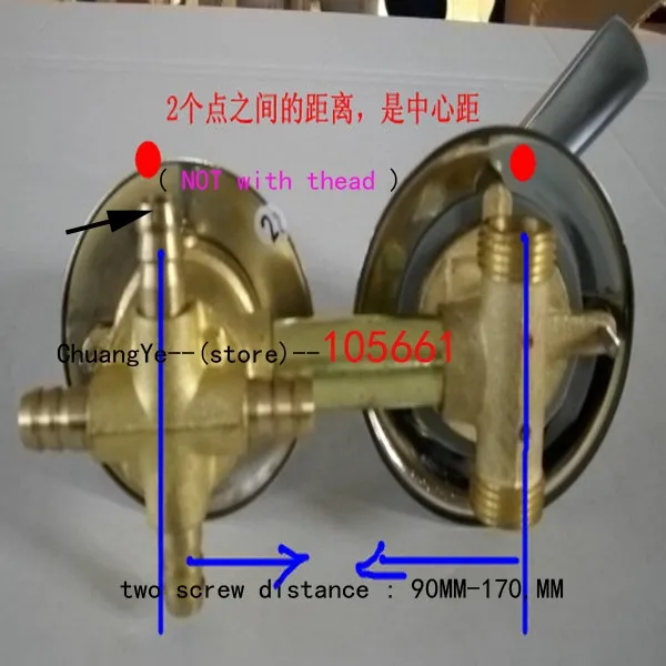 Смесительный клапан для душа 4|threaded valve|valve showerthread |