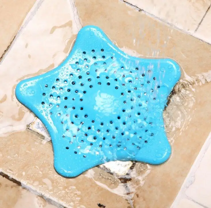 Цветные силиконовые дуршлаги и ситечки для волос фильтр раковины ванной комнаты