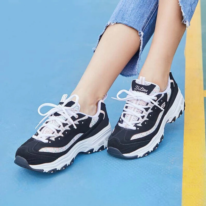 Женская обувь Skechers модная повседневная в западном стиле весна лето 13144 NVW|Обувь