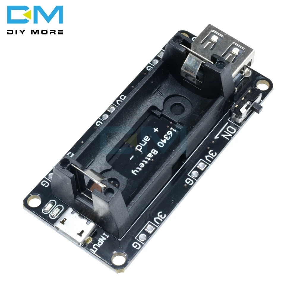 ESP8266 ESP32 двойной модуль литиевой батареи 16340 USB Мобильный Внешний аккумулятор