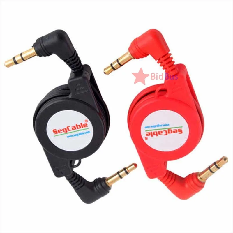 Bidbus Fast 3.5mm Male to Retractable Audio Extension Cable |