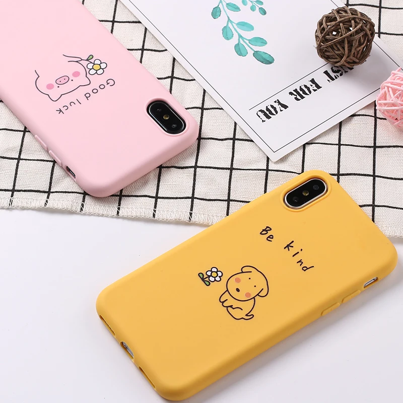 Мягкий матовый чехол для iPhone 12 11 Pro 7Plus 7 6Plus 8 8Plus X XS Max|Бамперы| |