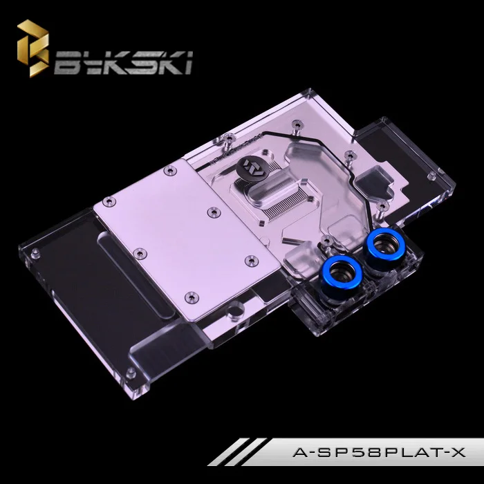 Блок водяного охлаждения Bykski для GPU Sapphire Nitro + Radeon RX580 | Компьютеры и офис