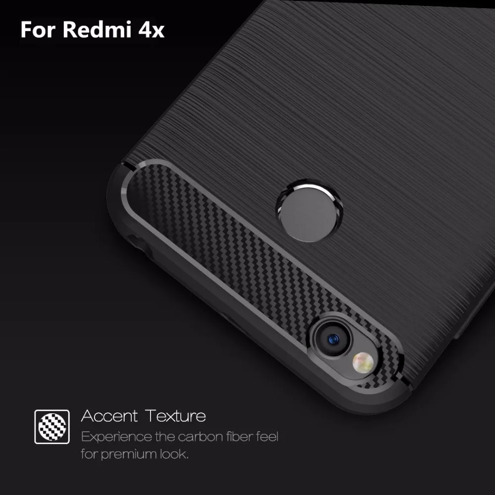 Защитный чехол из углеродного волокна для телефона Redmi 5 plus 4A 6A 5A note 6 7 pro 4X Xiaomi CC9 Mi A3