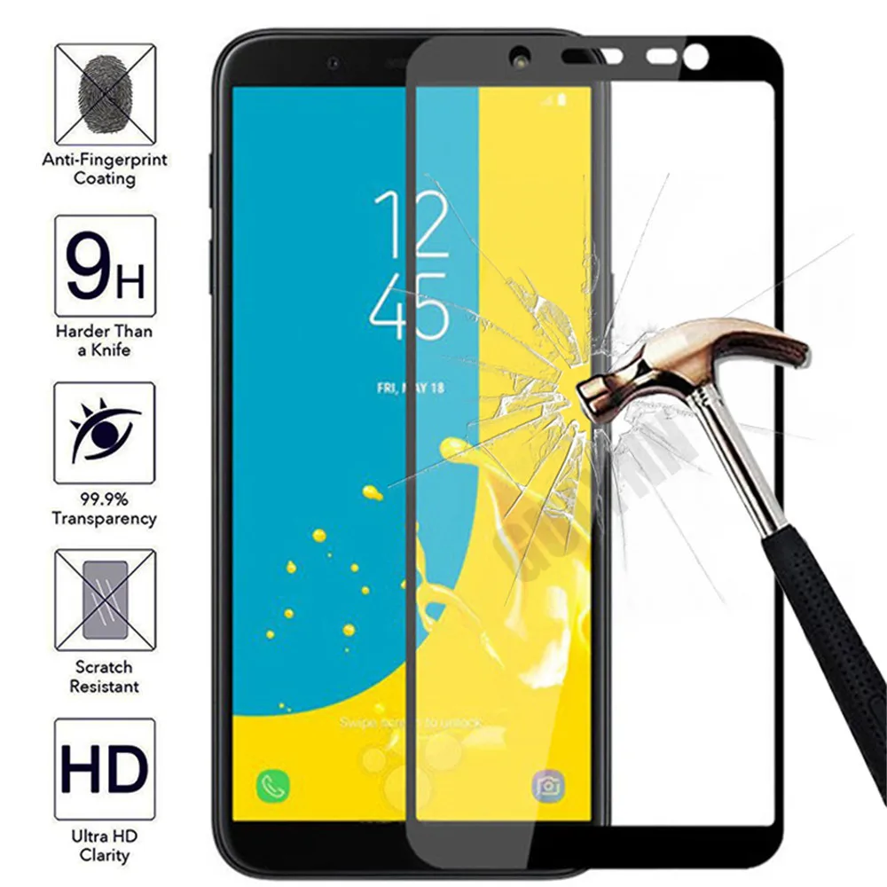 9 H для samsung A6 A8 плюс 2018 закаленное Стекло Sansung Galaxy J2 J3 J4 J5 J6 J7 J8 pro Prime 2017 Экран